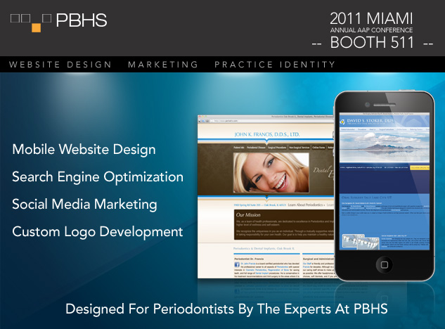 Screenshot of PBHS site for Dental Website Design