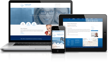 Picture of dental website design