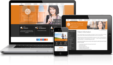 Picture of dental website design