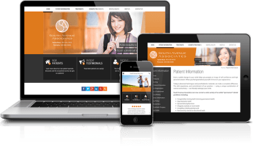 Picture of dental website design
